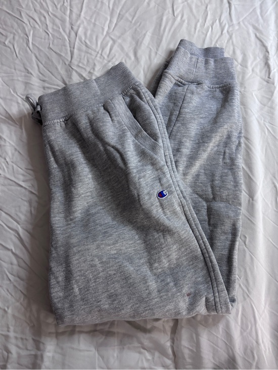 Champion Other - Champion Kids Light Gray Fleece Joggers with Embroidered Logo